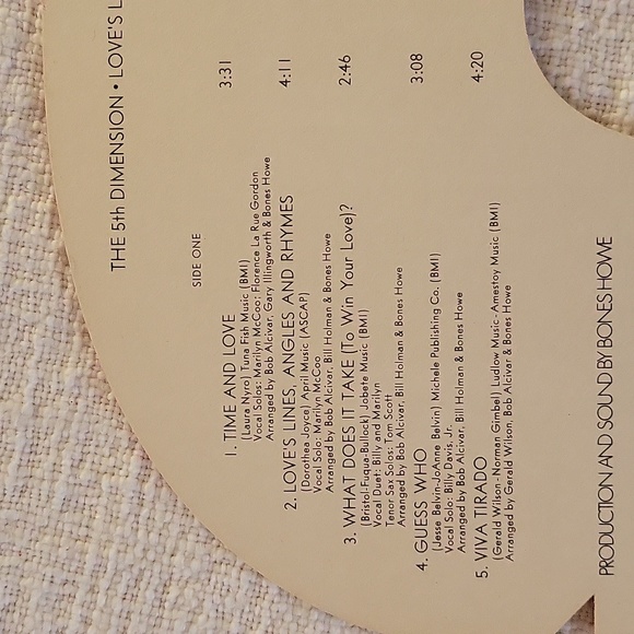 Love's Lines, And Rhymes Lp Vinyl Record 5th Dimension - Picture 9 of 14